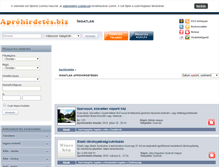 Tablet Screenshot of ingatlan.aprohirdetes.biz
